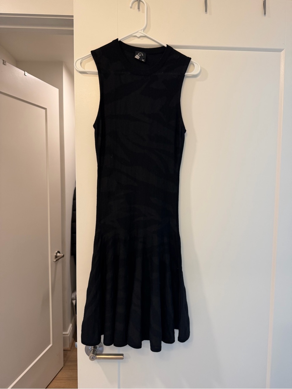 Alexander McQueen Black Midi Dress